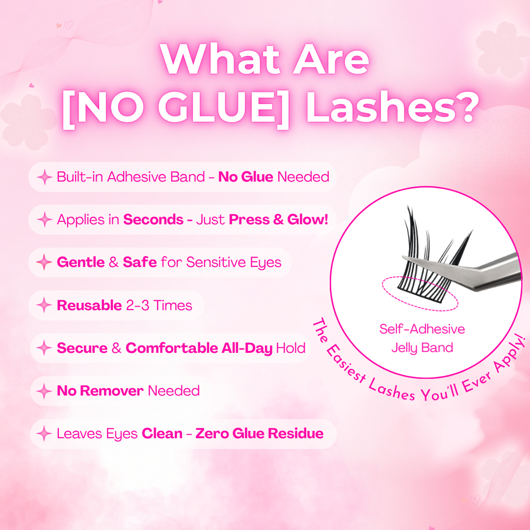 The [NO GLUE] Self-Adhesive Lashes Bundle (3 Styles - Blossom, Stardream, Mermaid)