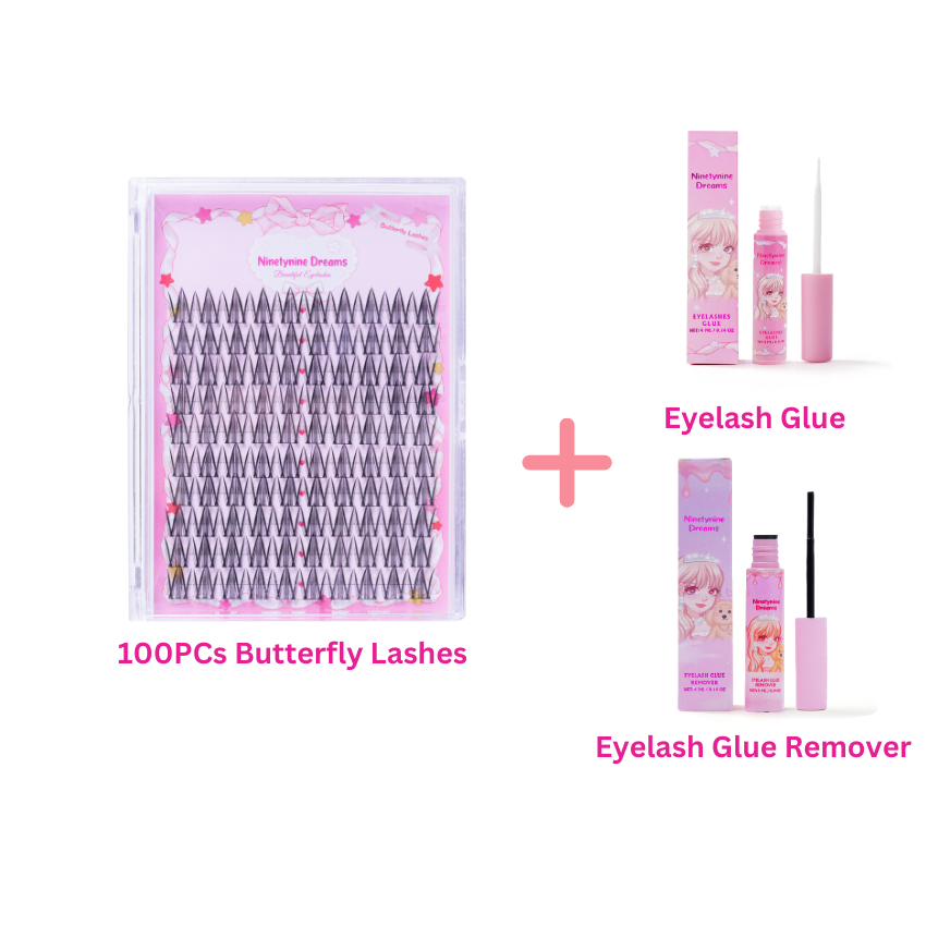 100PCs Butterfly Lashes