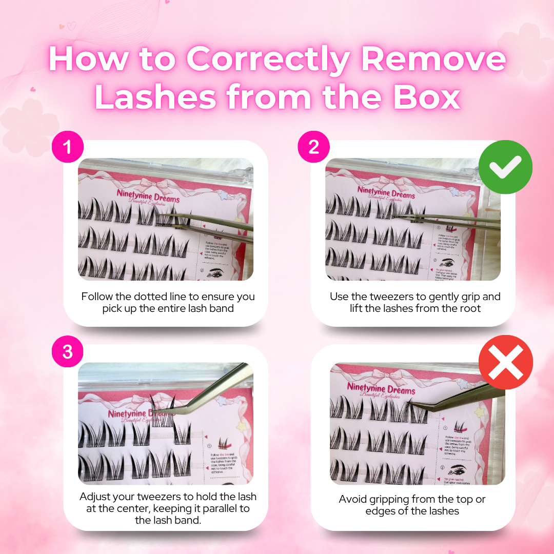 The [NO GLUE] Self-Adhesive Lashes Bundle (3 Styles - Blossom, Stardream, Mermaid)