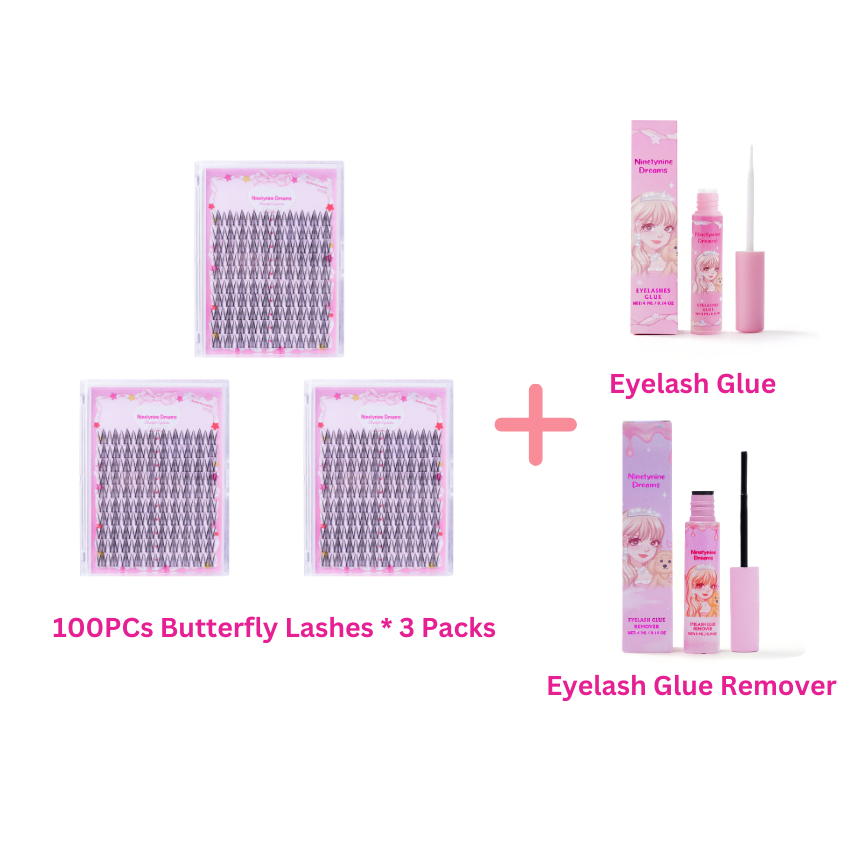 100PCs Butterfly Lashes