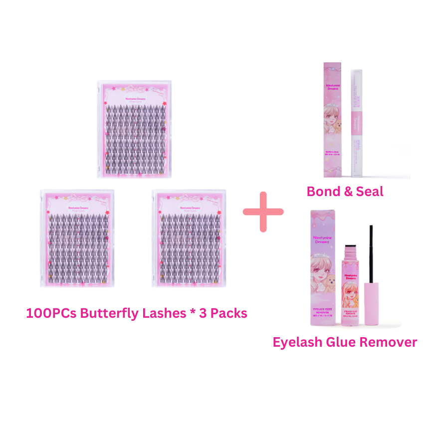 100PCs Butterfly Lashes