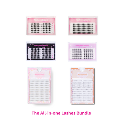 The ALL-IN-ONE Eyelashes Bundle (510PCs) - Ninetynine Dreams