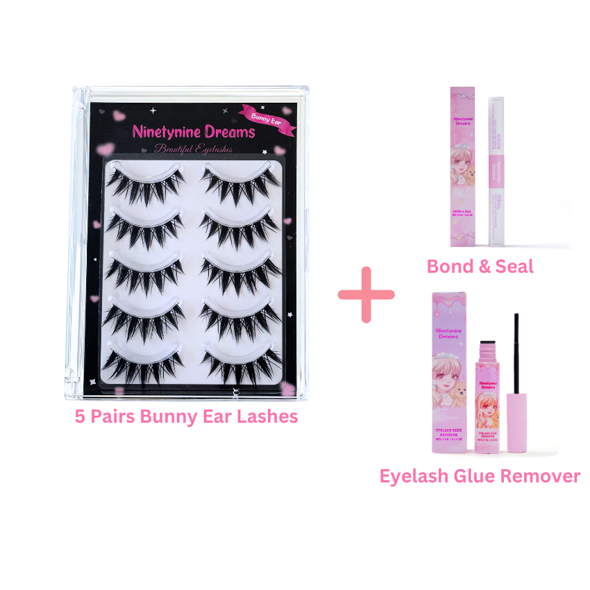 5 Pairs Bunny Ear Lashes