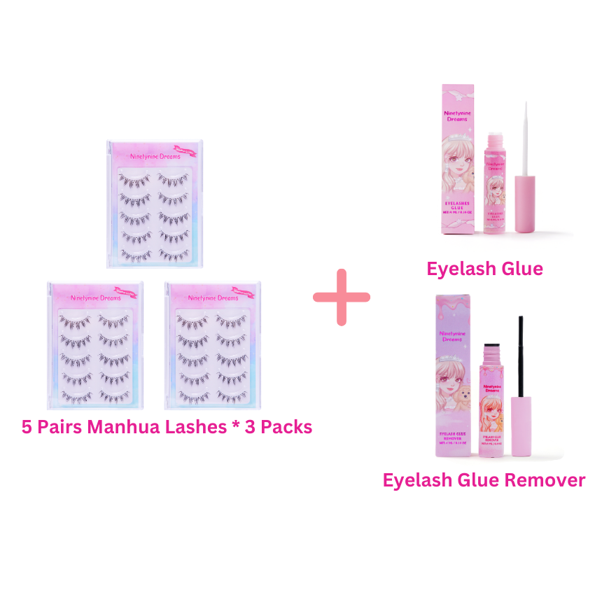 5 Pairs Manhua Lashes