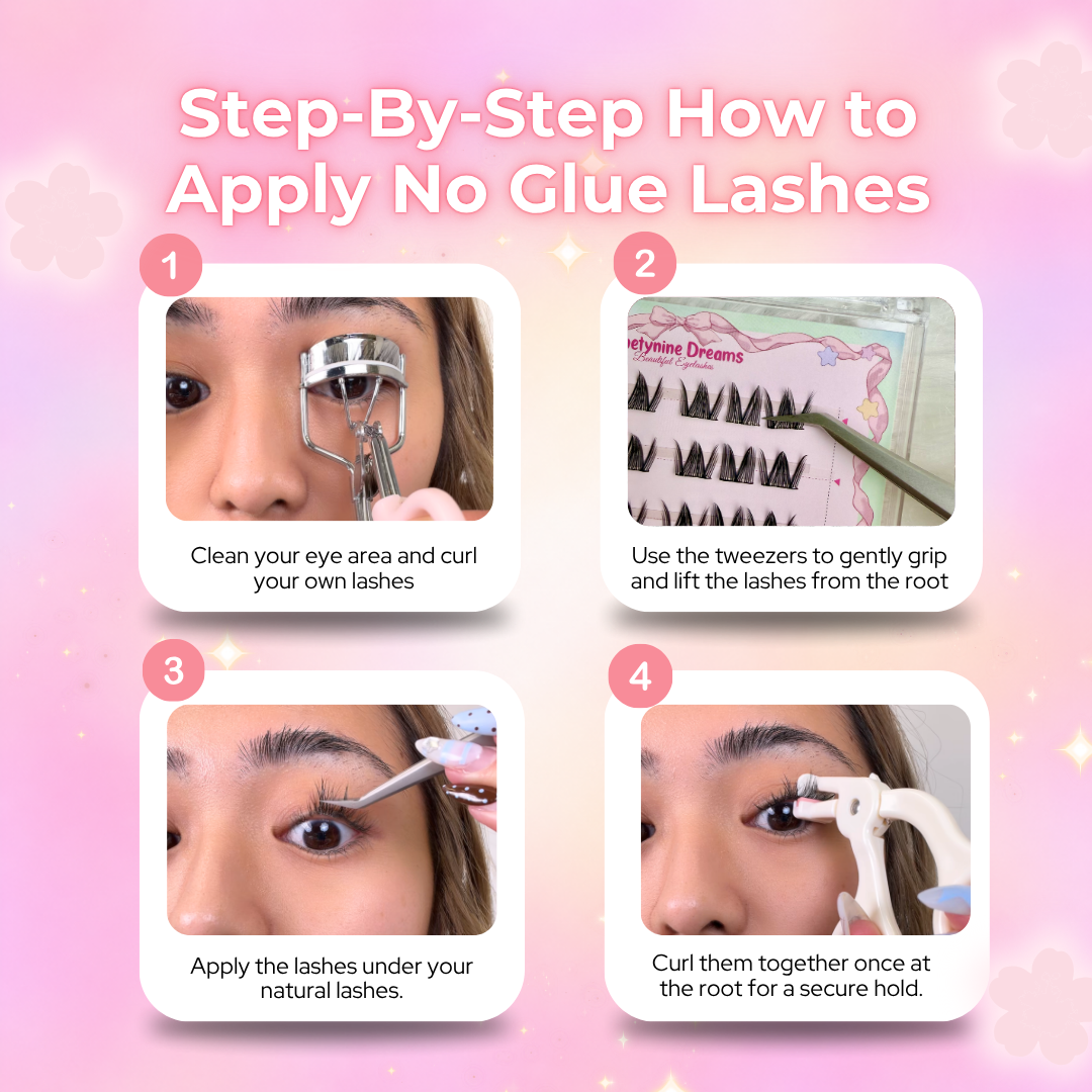 [NO GLUE] Flora Lashes