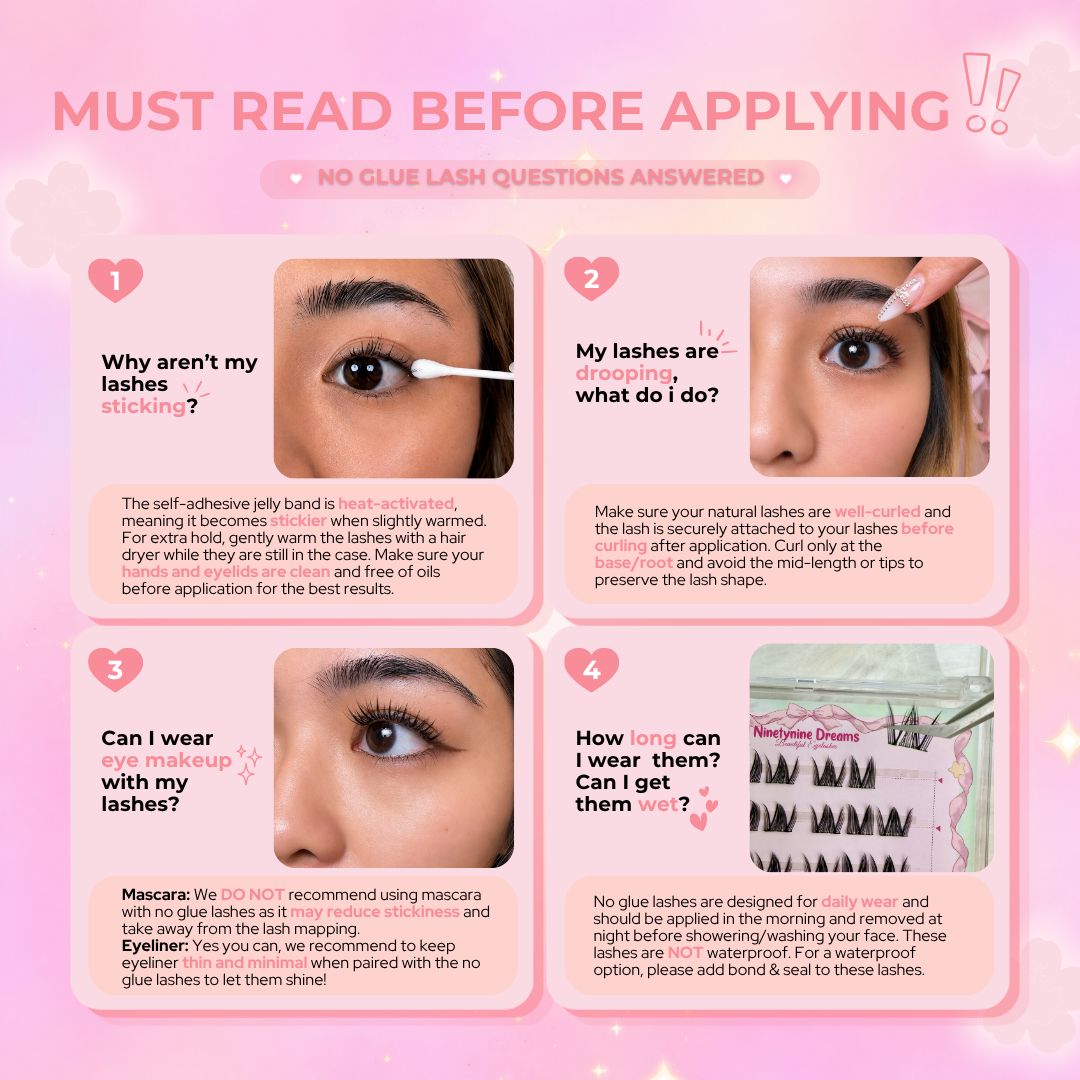 [NO GLUE] Flora Lashes