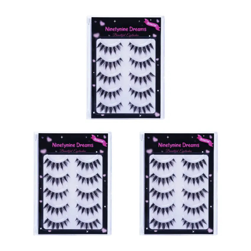 5 Pairs Bunny Ear Lashes