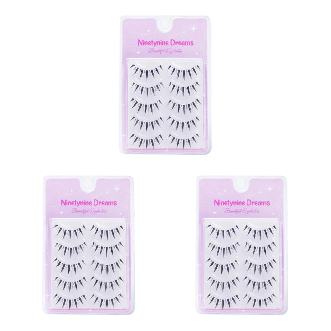 5 Pairs Fairy Lashes - Ninetynine Dreams