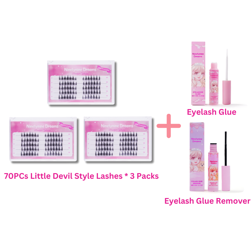 70PCs Little Devil Style Lashes