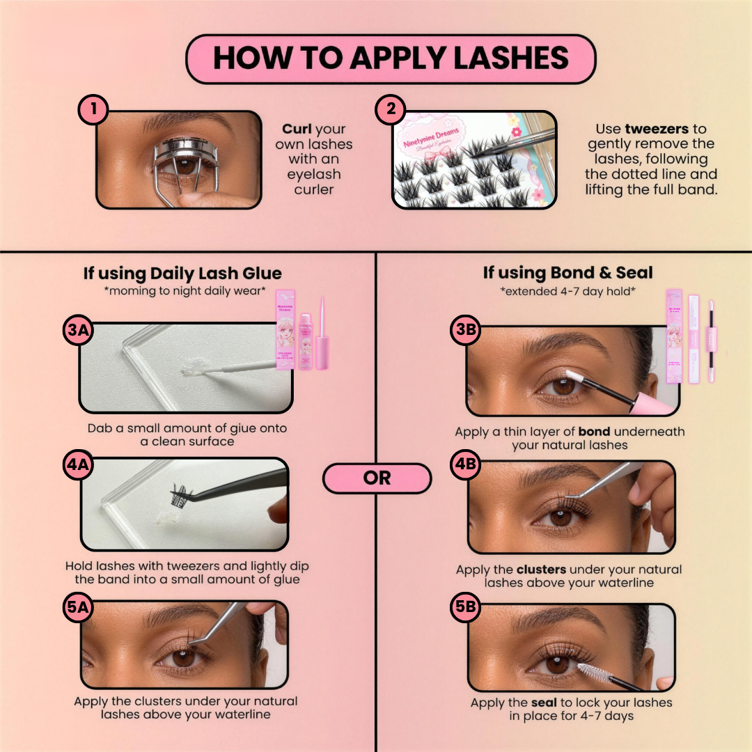 60PCs Flutter Lashes