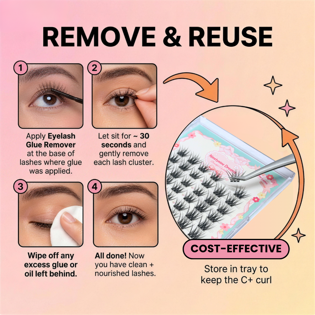 60PCs Flutter Lashes