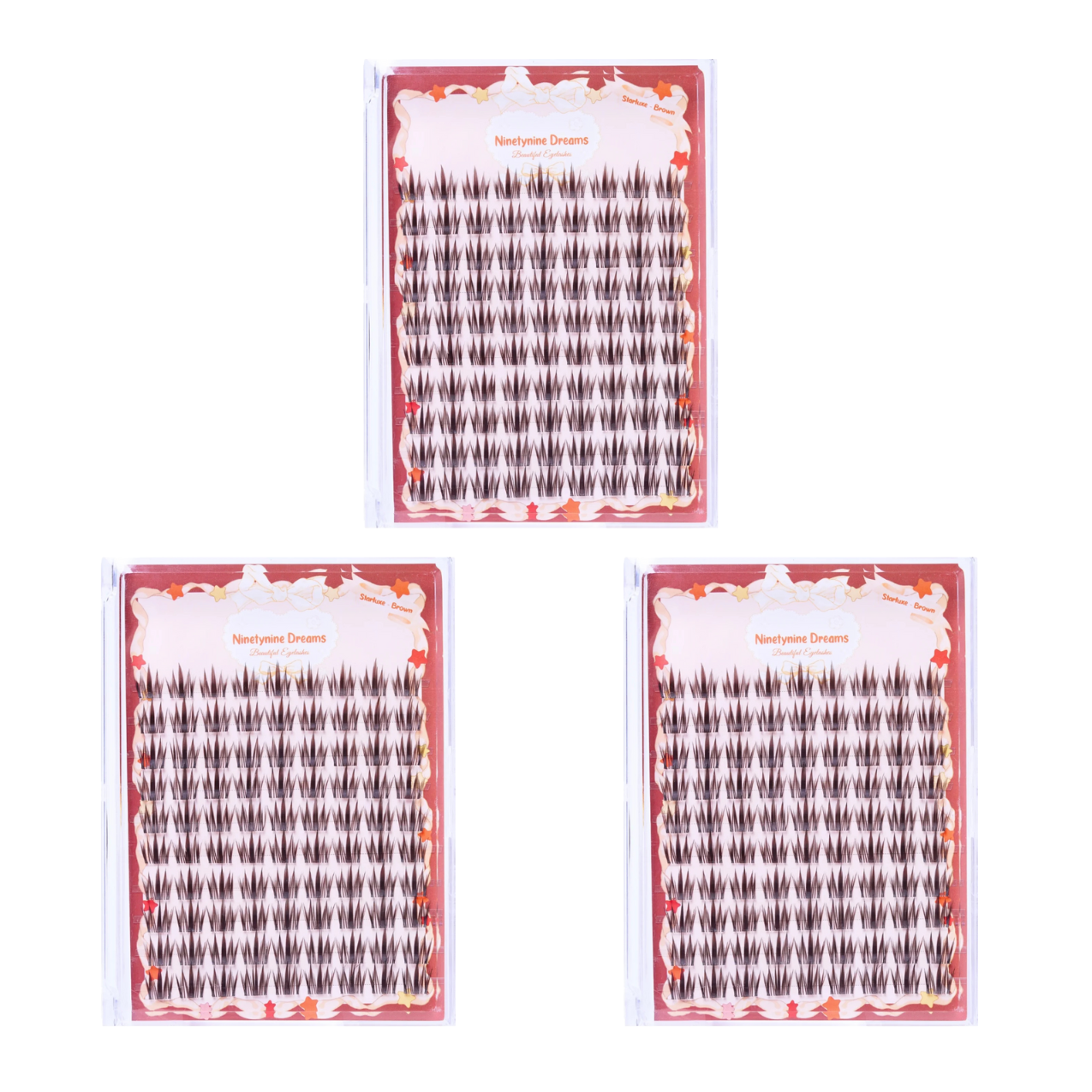 90PCs Starluxe Lashes - Brown
