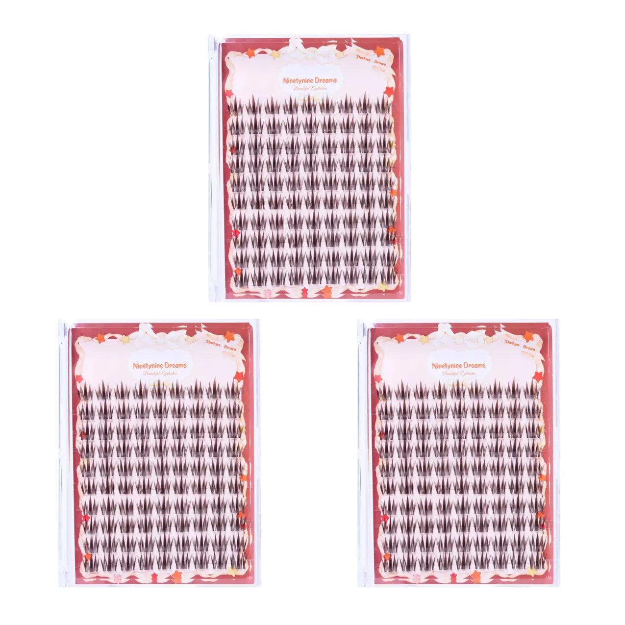 90PCs Starluxe Lashes - Brown Ninetynine Dreams