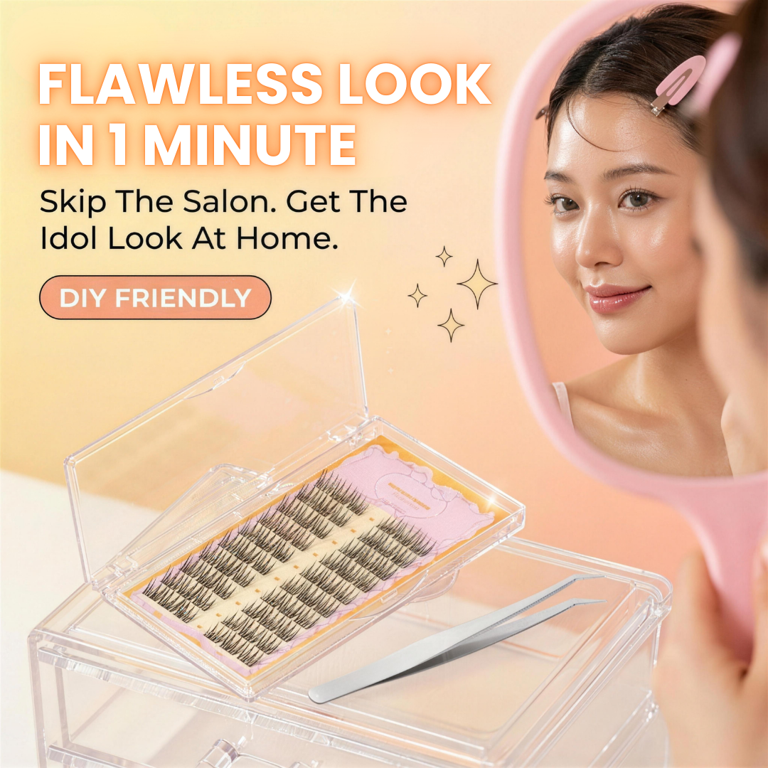 60PCs idol Lashes | Kpop Idol Natural Lashes | Ninetynine Dreams