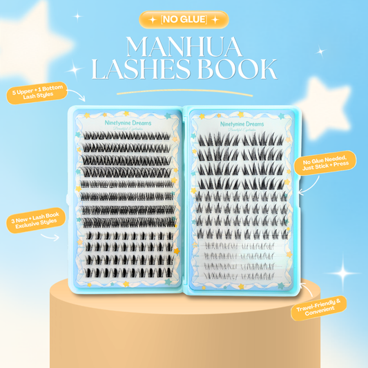THE [NO GLUE] MANHUA LASHES BOOK