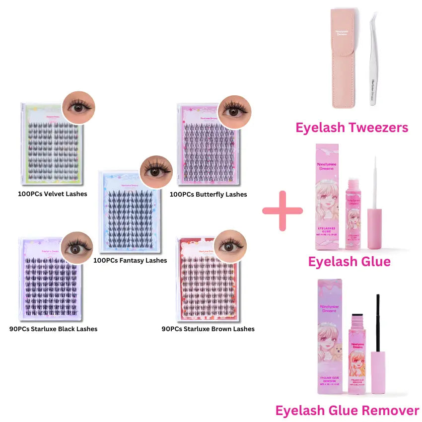 The 480PCs Ninetynine Dreams Lashes Bundle Ninetynine Dreams