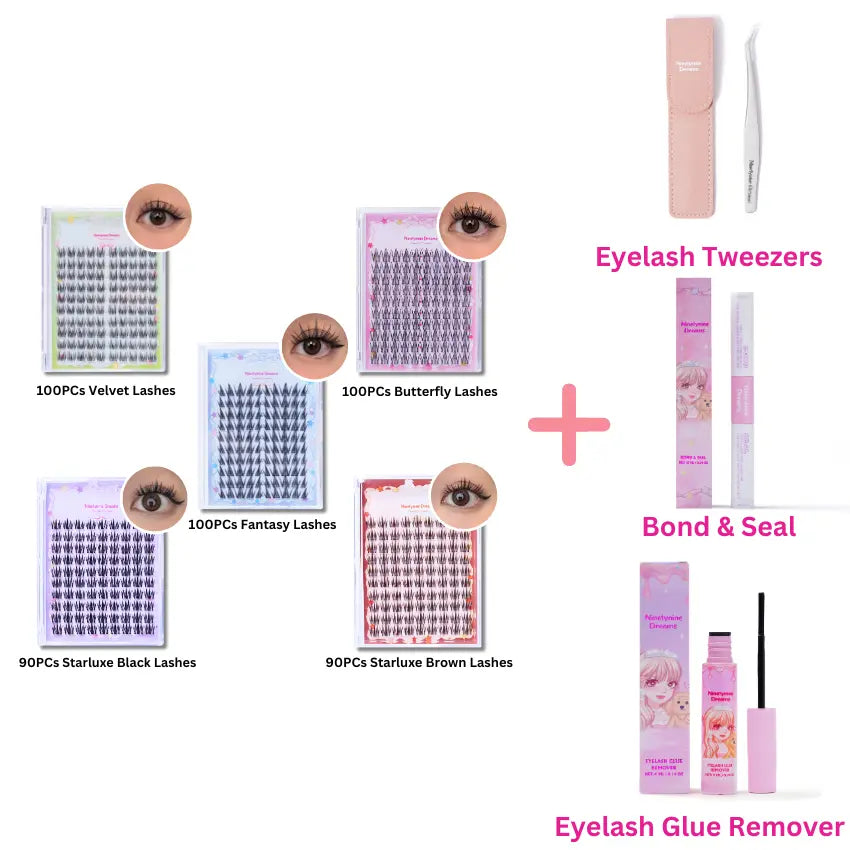 The 480PCs Ninetynine Dreams Lashes Bundle Ninetynine Dreams