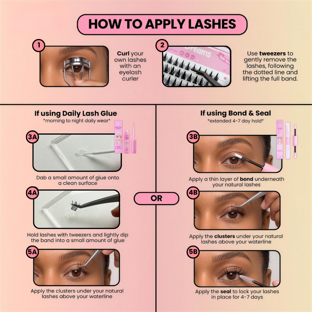 80PCs Tower Top Style Lashes