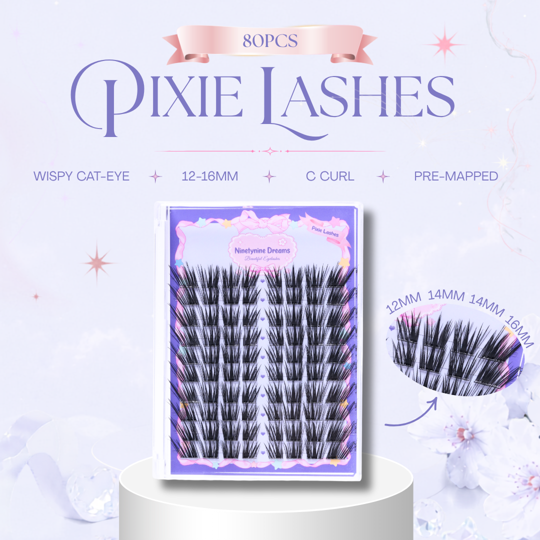 80PCs Pixie Lashes