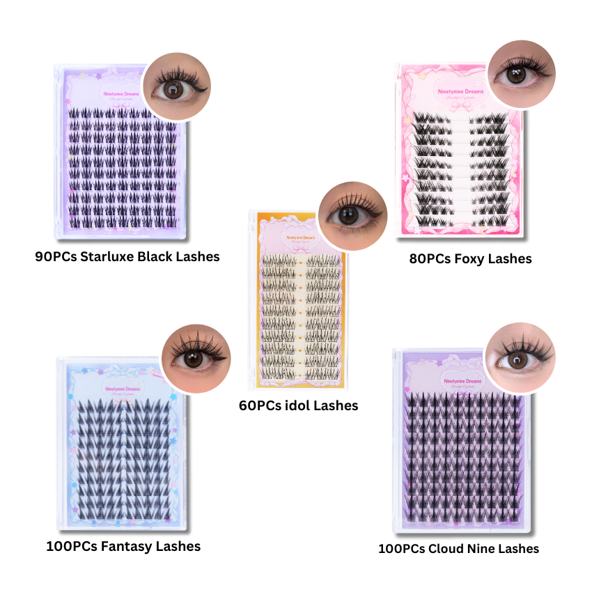 430PCs Ninetynine Dreams Manhua Lashes Bundle