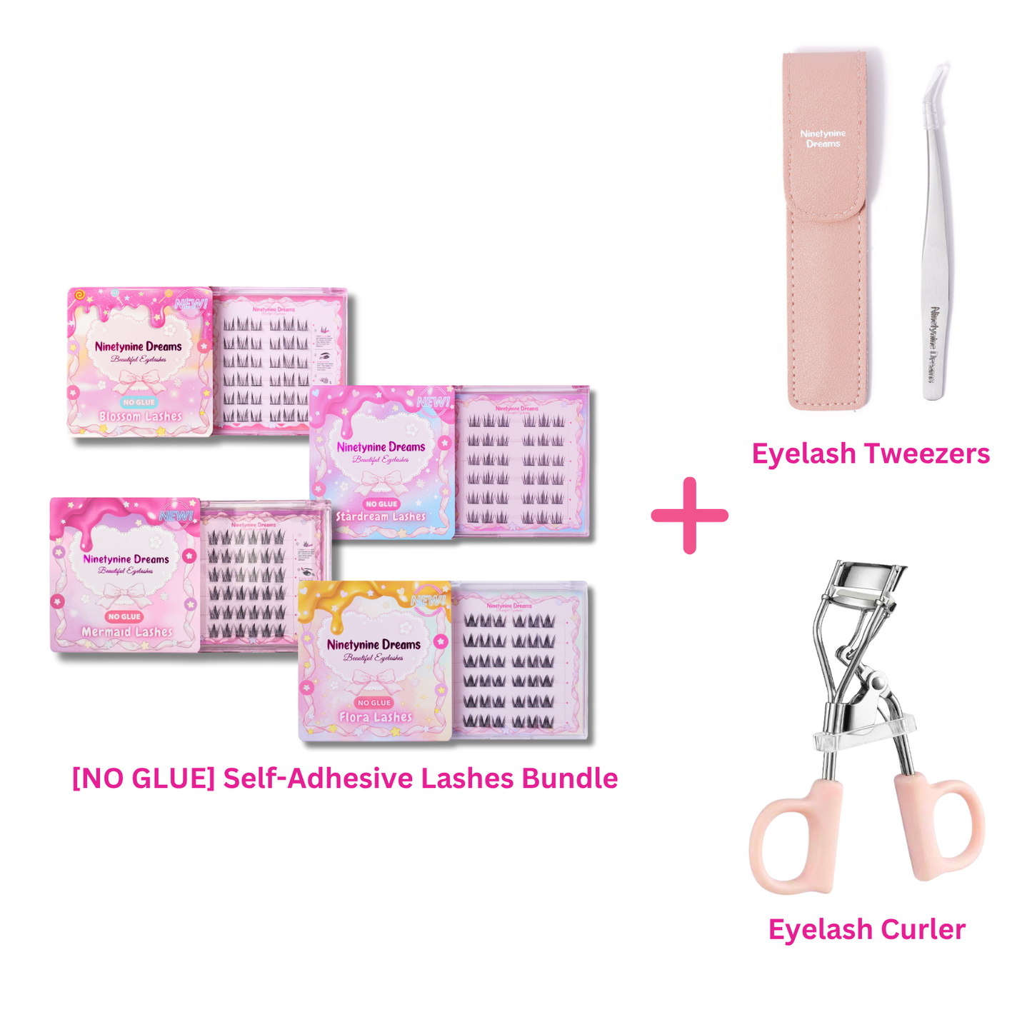 The [NO GLUE] Self-Adhesive Lashes Bundle