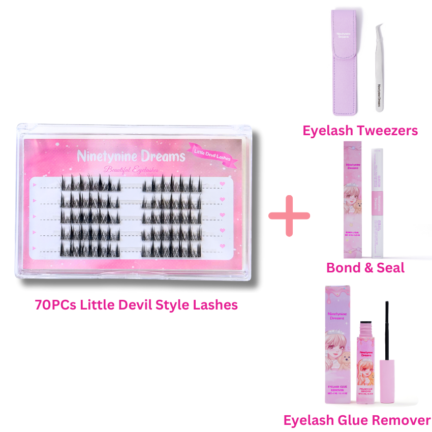 70PCs Little Devil Style Lashes