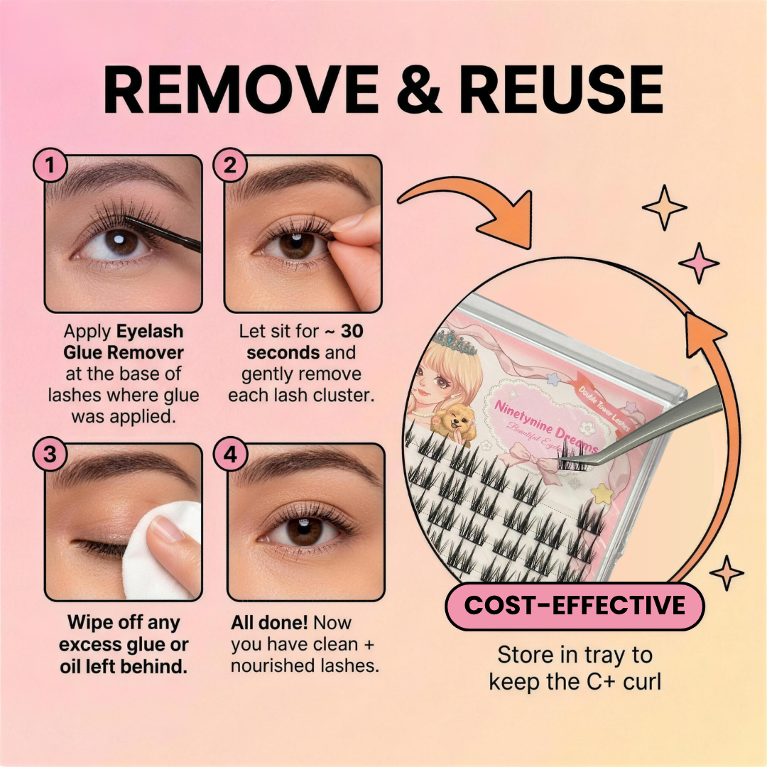 90PCs Double Tower Lashes