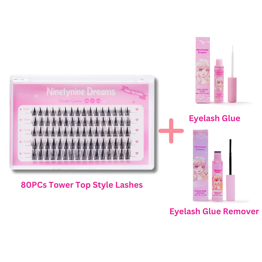 80PCs Tower Top Style Lashes