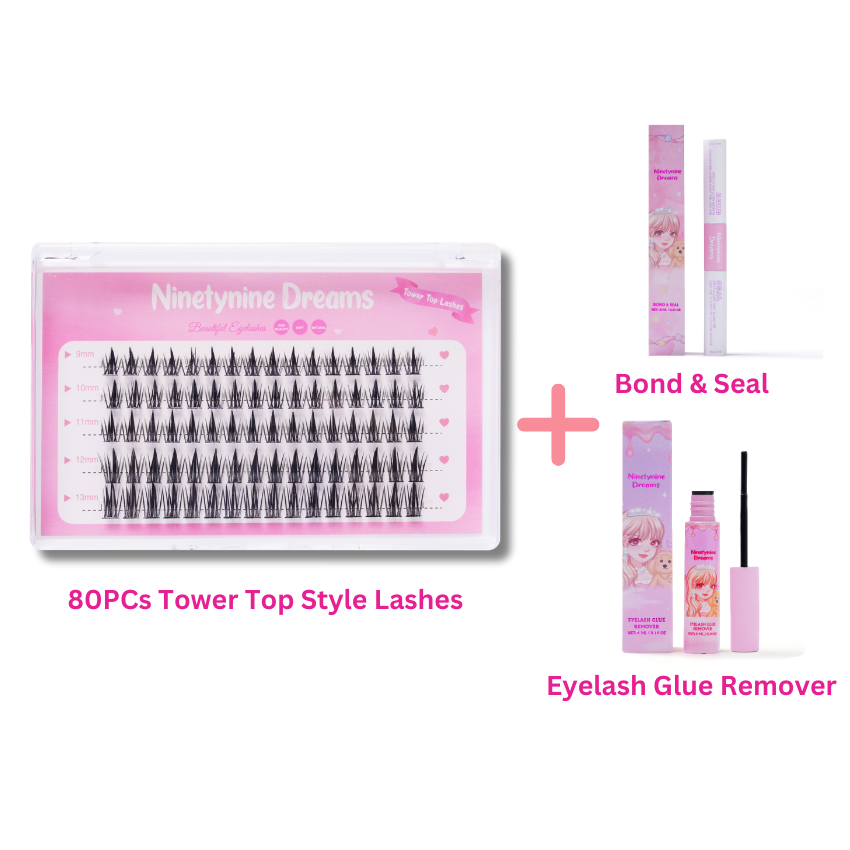 80PCs Tower Top Style Lashes