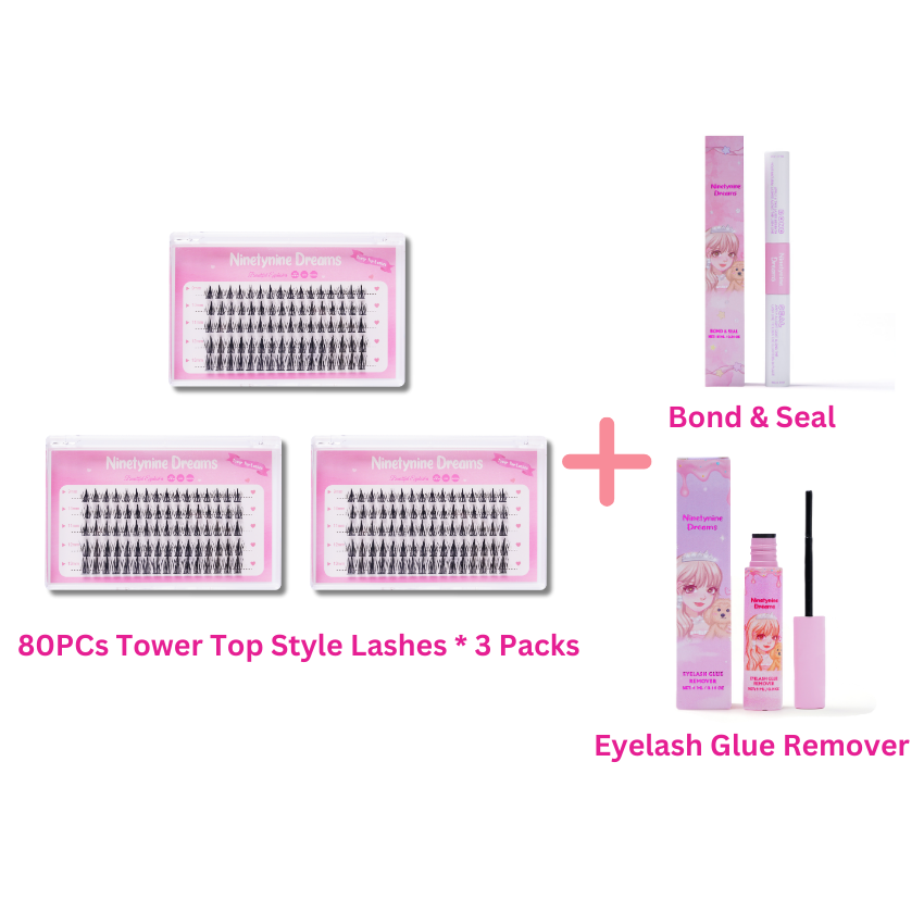 80PCs Tower Top Style Lashes