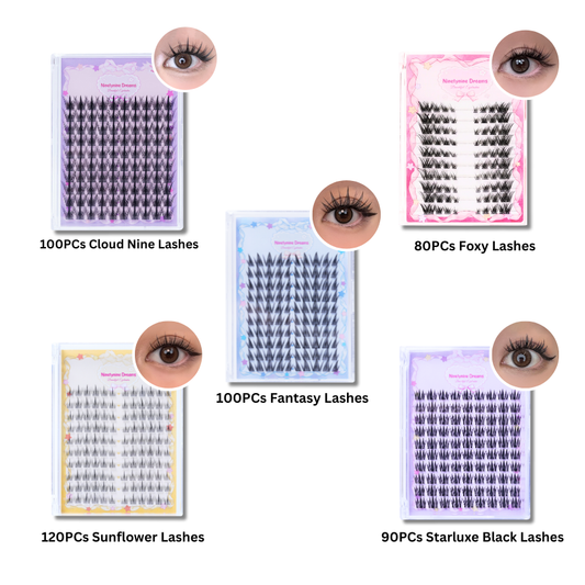 490PCs Ninetynine Dreams Manhua Lashes Bundle