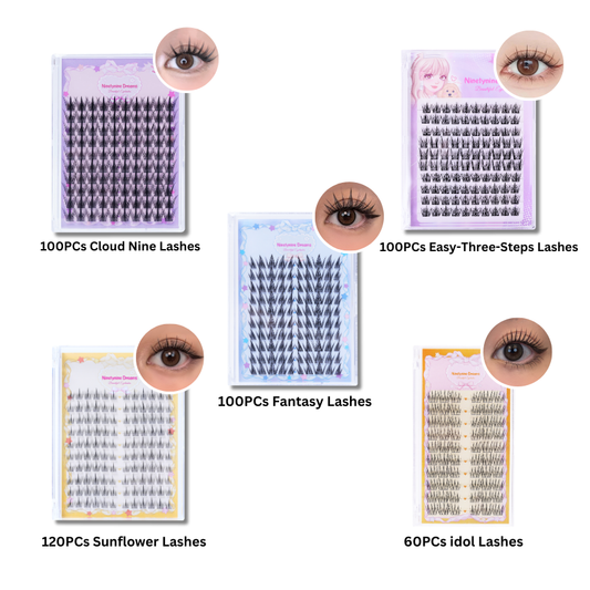 480PCs Ninetynine Dreams Manhua Lashes Bundle