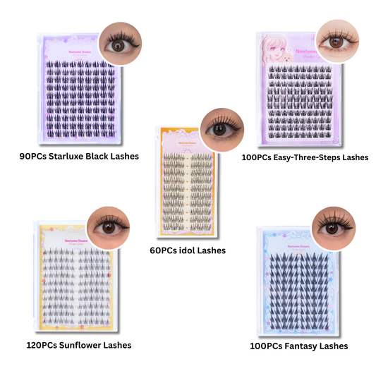 470PCs Ninetynine Dreams Manhua Lashes Bundle