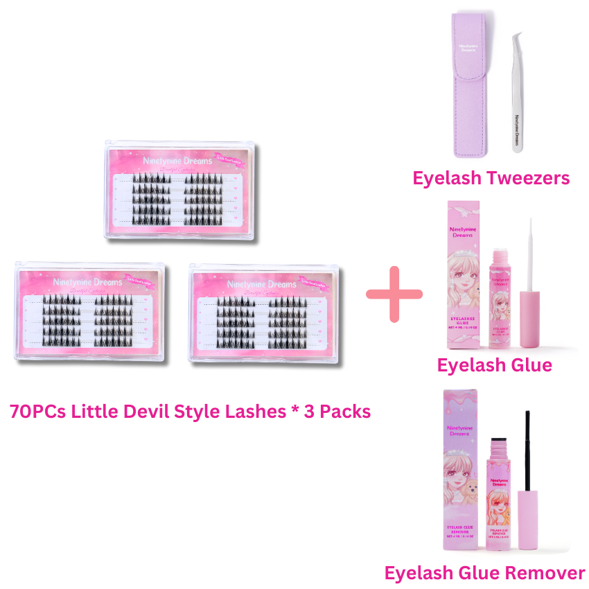 70PCs Little Devil Style Lashes