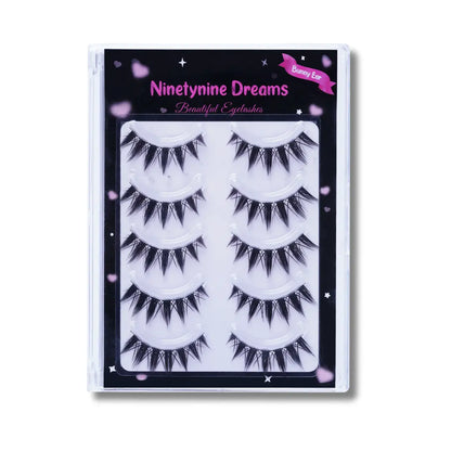 5 Pairs Bunny Ear Lashes Ninetynine Dreams