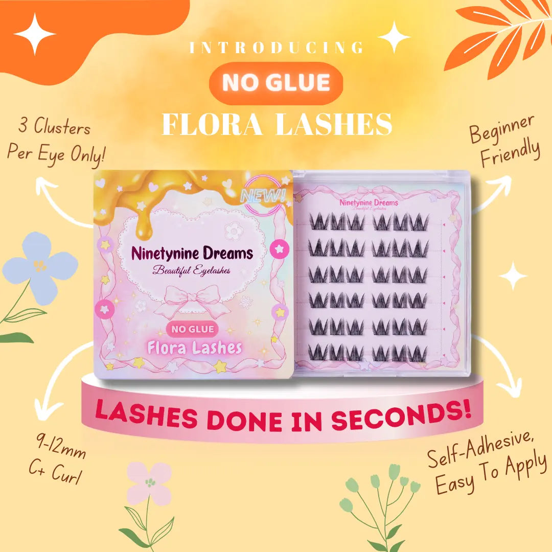 [NO GLUE] Flora Lashes - Ninetynine Dreams