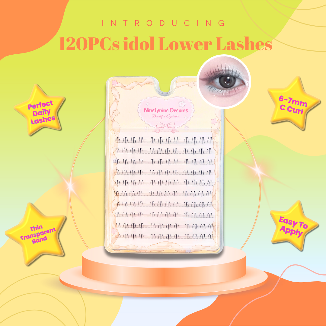 120PCs Idol Lower Lashes