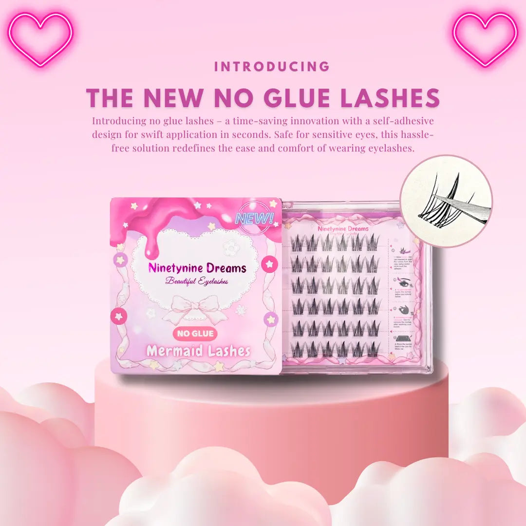 [NO GLUE] Mermaid Lashes - Ninetynine Dreams