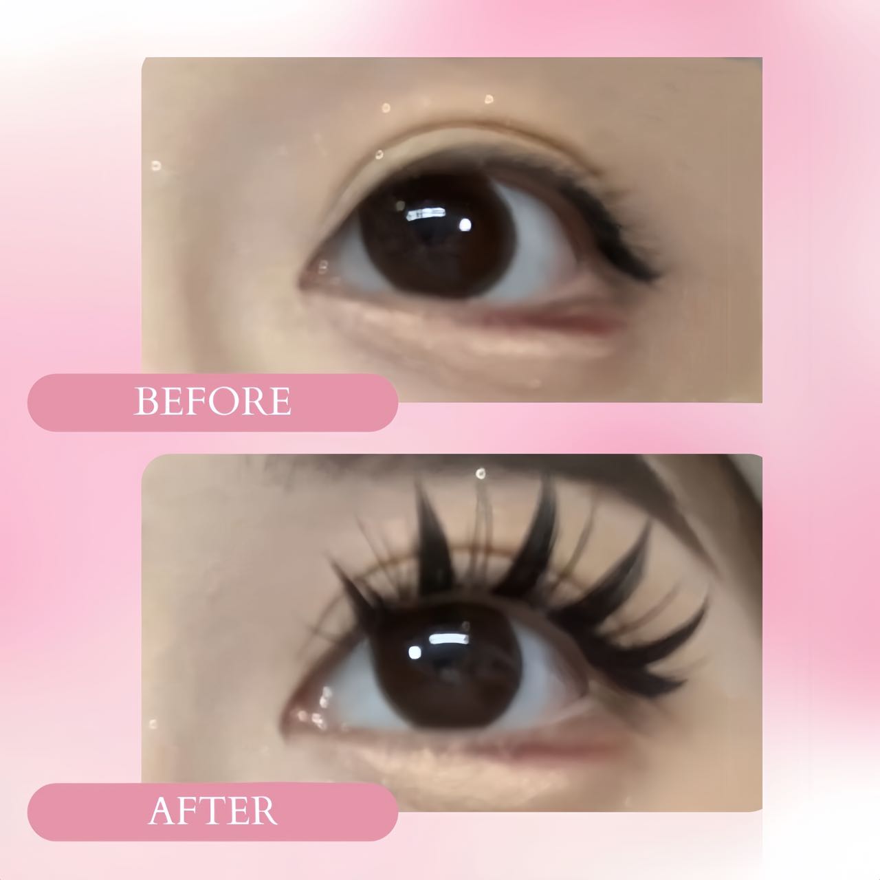 140PCs Bunny Ear Lashes