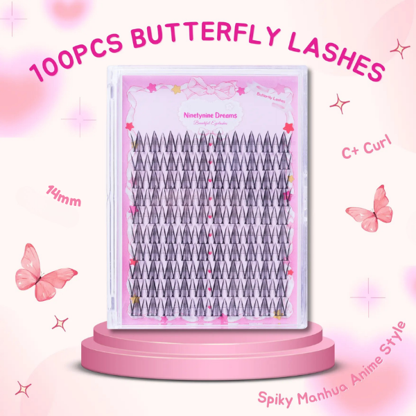 100PCs Butterfly Lashes