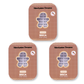 Three-pack set of No Glue Bisca Lower Lashes for multiple applications