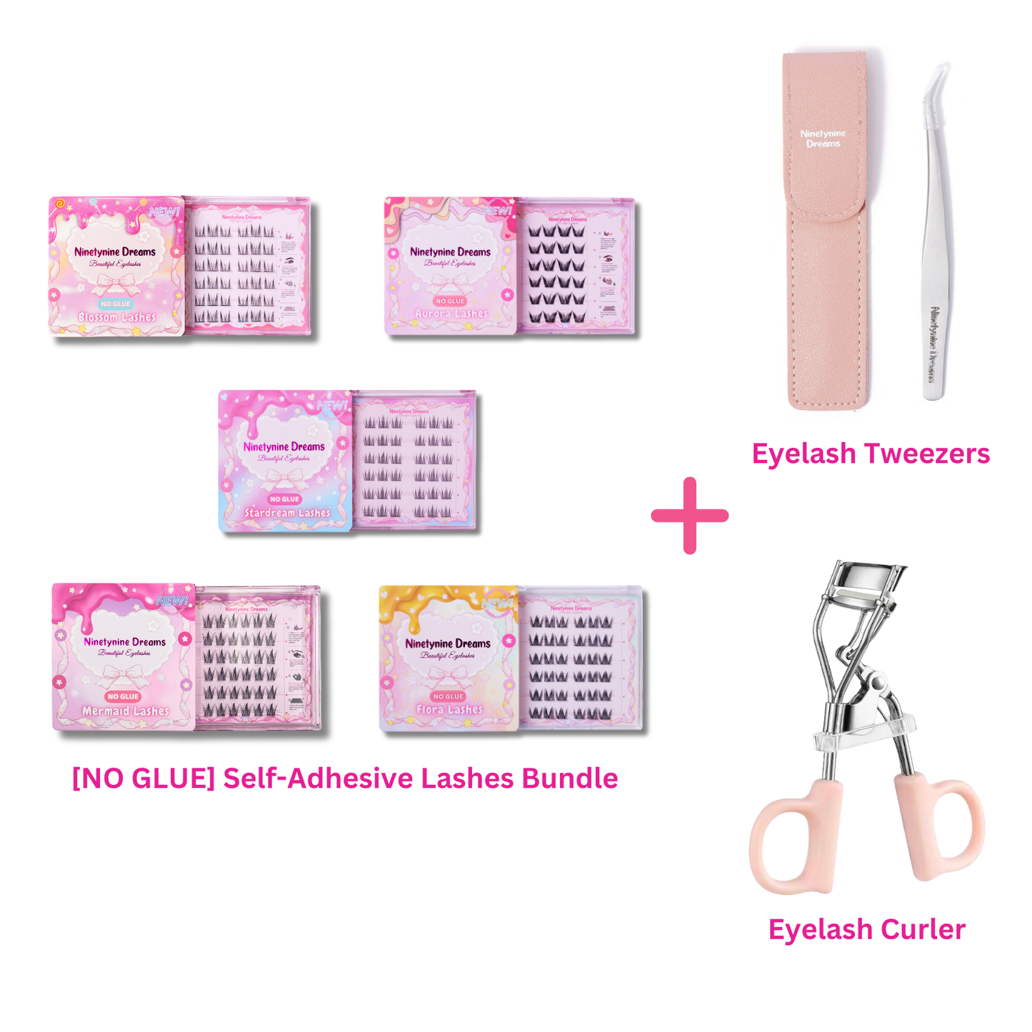 The [NO GLUE] Self-Adhesive Lashes Bundle