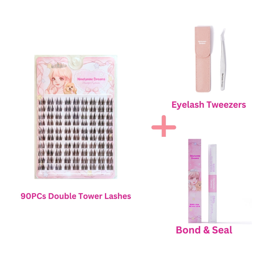 90PCs Double Tower Lashes - Ninetynine Dreams