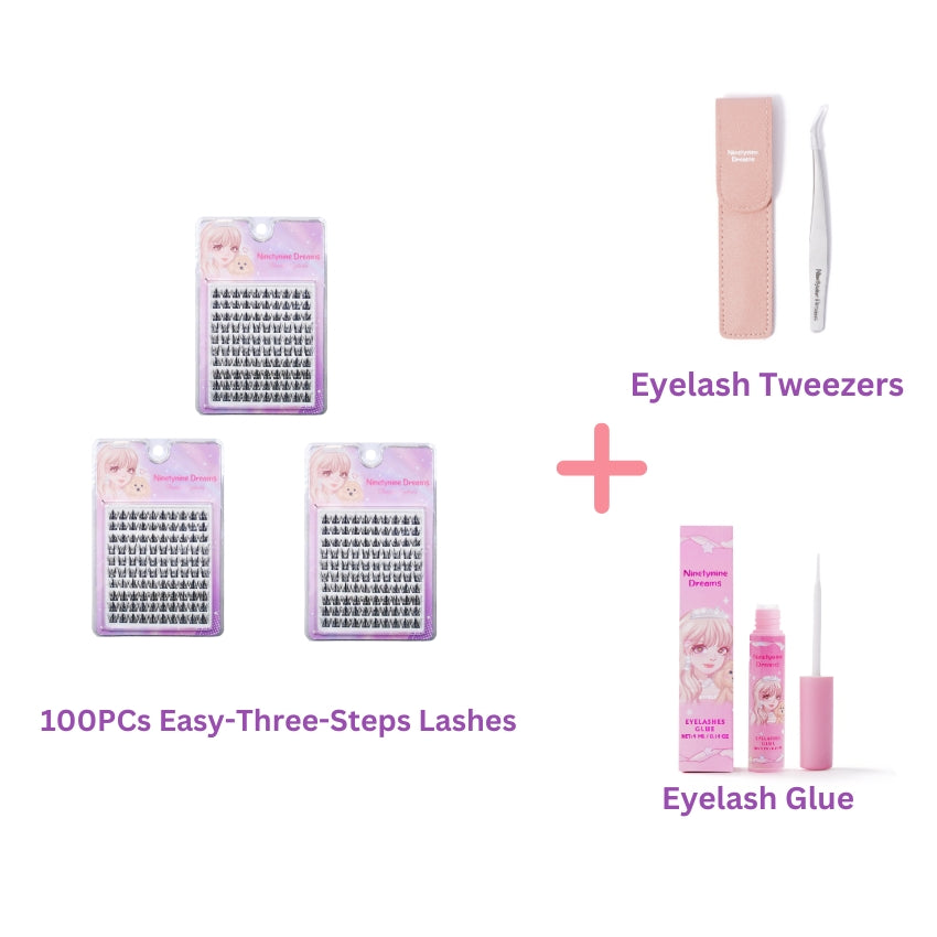 100PCs Easy-Three-Steps Lashes