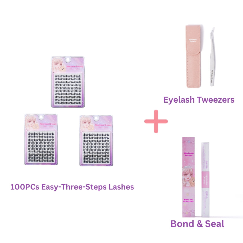 100PCs Easy-Three-Steps Lashes