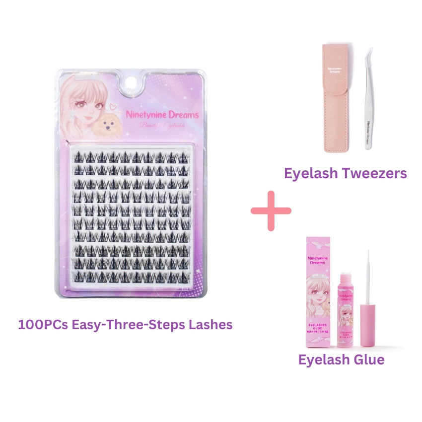 100PCs Easy-Three-Steps Lashes