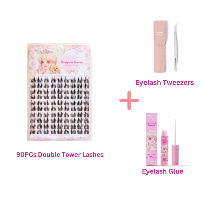 90PCs Double Tower Lashes - Ninetynine Dreams