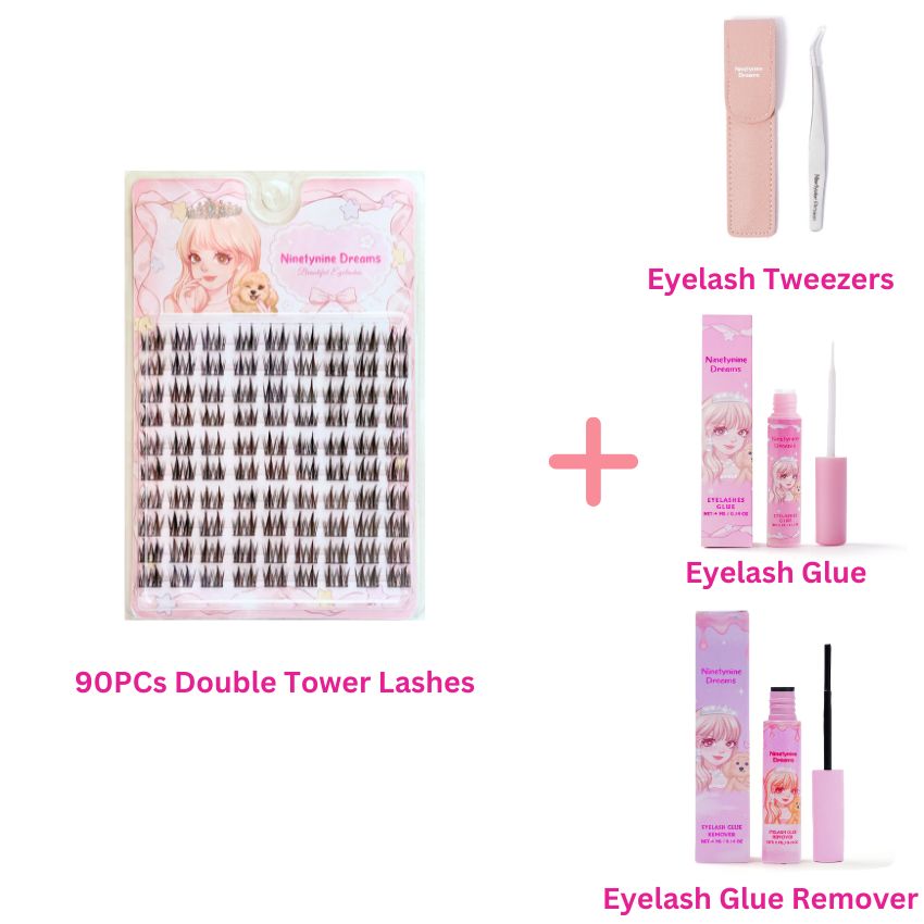 90PCs Double Tower Lashes - Ninetynine Dreams