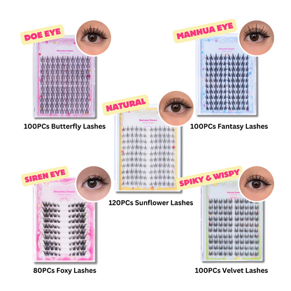 The 500PCs Ninetynine Dreams Lashes Bundle