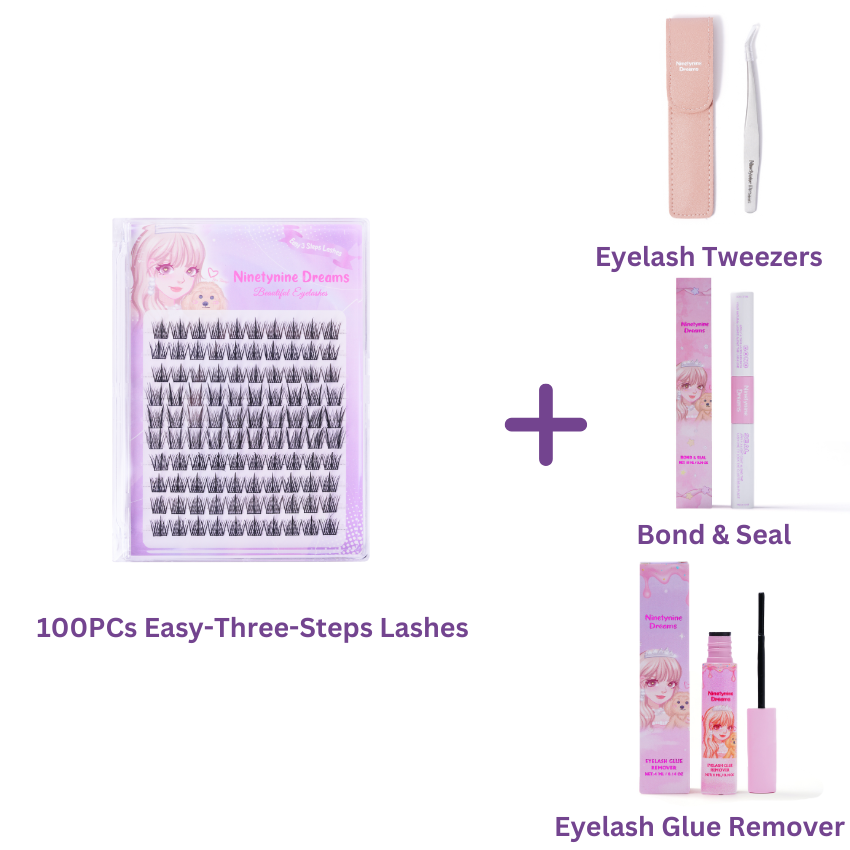 100PCs Easy-Three-Steps Lashes